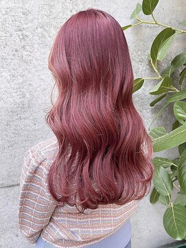 テイラー(Taylor) 【Taylor 】大宮 ラズベリーピンク×ゆる巻きウェーブ