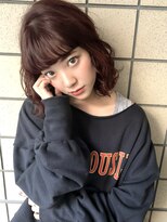 セシルヘアー(CECIL hair)&nbsp;CECIL下北沢　波ウェーブ×ウォームブラウン