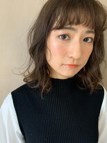 トゥルー 渋谷(TRUE) 前髪パーマ/くびれミディ/イルミナカラー/くすみカラー