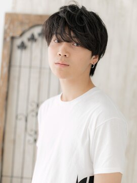 グルーミングサロン バーバー キャッスル 北浦和西口(Grooming salon Barber Castle) ダークアッシュ×抜け感ショートマッシュG