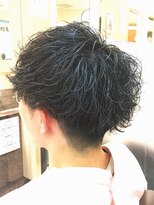 銀座マツナガ 浅草店&nbsp;スタイリング簡単♪無造作スパイラルパーマ×黒髪ショート