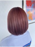 艶ボブピンク