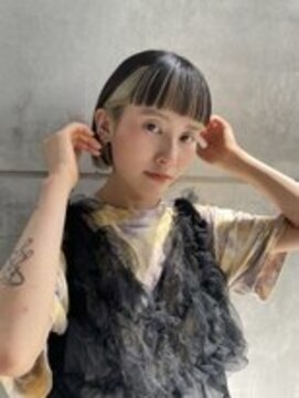 ヘアサロンエム 大宮東口(HAIR SALON M) インナーカラー/ワイドバングボブ