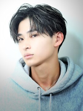 リップス 表参道店(LIPPS) 刈り上げツーブロック前下がりマッシュツイストスパイラルパーマ