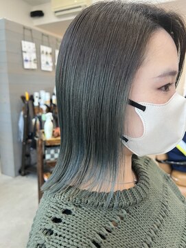 ルチェア ヘア(Lucea Hair) 濃いオリーブぼぶ
