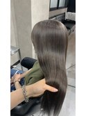 【艶々アッシュグレージュ】札幌美容室