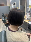 乾かすだけの収まり◎ショートボブ