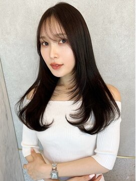 シーシンジュク 新宿南口(Sea shinjuku) 大人ガーリー×ブリーチなし◎前髪/顔周り×韓国ロング[新宿]