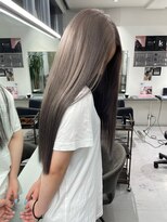 キング 梅田(K!ng)&nbsp;【梅田】ミルクティーベージュダブルカラーケアブリーチ