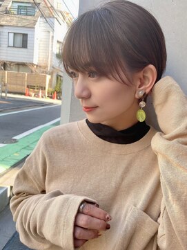 サンドシーン(sand scene) @thisiskaito表参道原宿/ショートヘア/ショートボブ/グレージュ