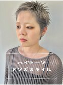 透明感カラー★10代20代ダブルカラーブリーチグレージュアッシュ