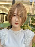 hegi__sand/ボブ/ショート/韓国風/前髪カット[大阪梅田]