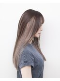 インナーカラー#ミディアムレイヤー#ケアブリーチ#ダブルカラー