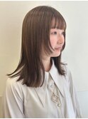 ナチュラルかわいい顔周りレイヤー