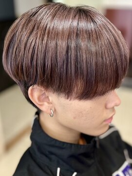 ヘアークリアー 春日部 メンズ/エアタッチ 透明感パープル/うる艶トリートメント/春日部