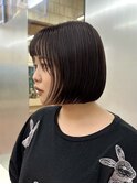 20代30代大人可愛い小顔ショート丸みボブカットYUKI