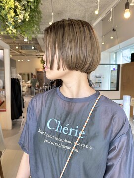 マッシュ グランバーズ 布施(MASHU GRANDVASE) まるっと前上がりボブ