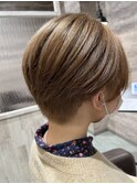 ダブルカラーショートスタイル