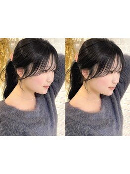 顔周りのデザイン1つで小顔効果も◎結んでも可愛い"あなたに合うデザイン"提案を致します＊