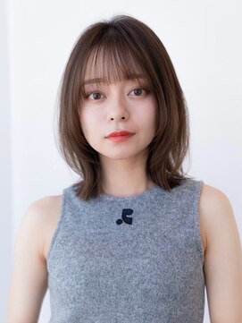 メゾンアルブル 向ヶ丘遊園 登戸(maison ARBLE) 20代30代大人かわいいこなれミディくびれレイヤーベージュカラー