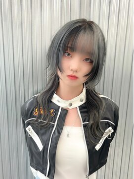 キバ(kva) ▽□□▽ロングウルフ×デザインカラー