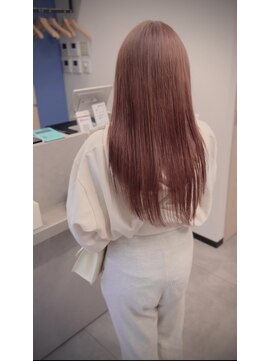 リノショアーズ 元町店(RINOSHORES) 大人可愛いピンクベージュダブルカラー透明感小顔