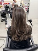 ハイライトバレイヤージュダブルカラーケアブリーチ30代40代50代