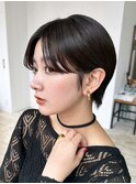 ショートくびれヘア顔周りレイヤー_ba472481
