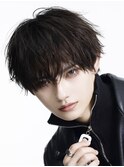 ショートマッシュ【シャープパーマ】黒髪ツーブロック