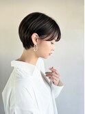 【sheta／ AI】耳掛けショート　黒髪ショート