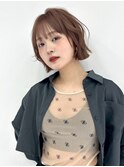 レイヤーボブ　レイヤーカット くびれボブ くびれヘア ショート
