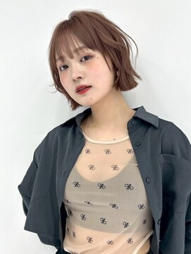 ユーフォリア 青山(Euphoria) レイヤーボブ レイヤーカット くびれボブ くびれヘア ショート