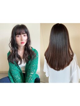 【毛質補修】ケラチンとコラーゲンに着目したトリートメントで元の健康な髪の毛に♪カットカラーと一緒が◎