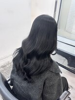 ゲーム 原宿店(GAME)&nbsp;コリアンブラック エクステ80本