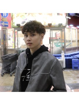 ショートマッシュパーマ