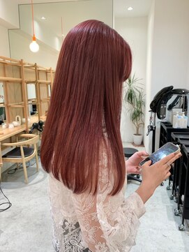 セイドット オモテサンドウ(Say. omotesando) Say.ロングレイヤーヘーゼルグレージュローズブラウン表参道青山