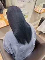 ヘアショップ エヌアンドエー 久喜菖蒲店(hair shop N&A)&nbsp;寒色カラー◎艶感ストレートロング