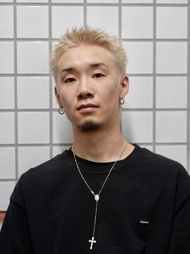 ヘア アトリエ ホロウ 堀江(HAIR ATELIER HOLLOW) High Tone Spiky Short《ハイトーンスパイキーショート》