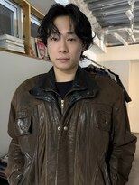 PARKiiiNG 心斎橋　ブリーチ/ダブルカラー/パーマ/メンズ【パーキング】&nbsp;ニュアンスパーマ