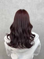 アン(Hair make un)&nbsp;チェリーレッドカラー♪