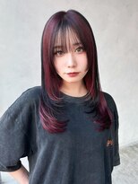 シオン(shion) 前髪カットロングイメチェン顔周りレイヤー_F30376