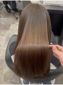 【DRAN梅田店】梅田髪質改善×艶感ショコラブラウンストレート