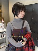 レイヤーカット/顔周りレイヤーカット/ショートレイヤー/堀場