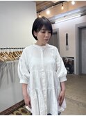 丸みショートボブ