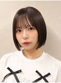 あご下１センチ小顔ボブ／ボブ／レイヤー／髪質改善