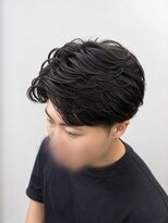 メルシー ドゥ メンズ(merci deux)&nbsp;ショートフェザーセンターパート