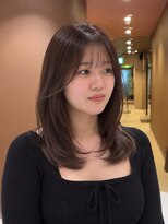 サボ 栄店(sabo)&nbsp;顔まわりレイヤー×アッシュベージュ