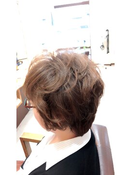 ヘアー クラージュ(hair courage) ショートパーマスタイル