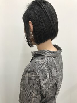 キューズ クラブ(cuz KLUB) 【cuzKLUB】オリーブグレイ×ボブ