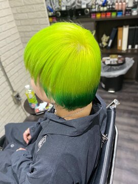 ミミック (mimic) yellow green × green gradation color TRICKstyle!